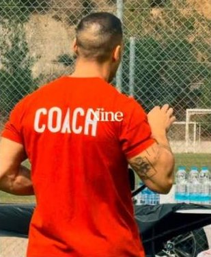 Michalis coaching outdoors
